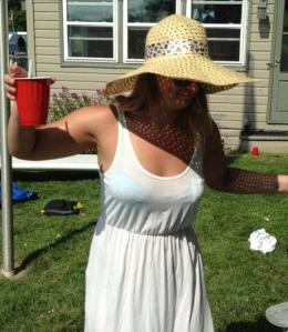 Fact: Big hats are always an excuse for inappropriate behavior. 