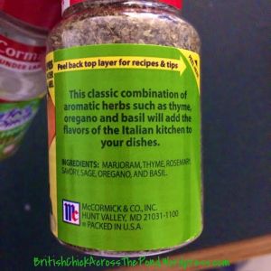 An American vs. Brit reading this label = fun for all