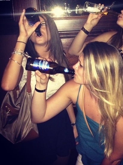 Do these look like two girls who would disobey parental authority?